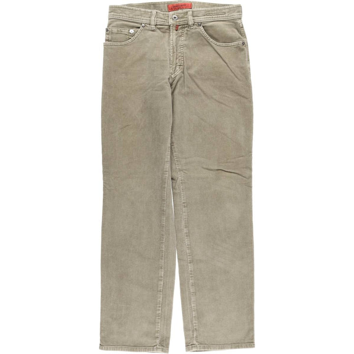 Pierre Cardin JEANS corduroy pants for men, size W32 cotton Khaki type Vintage Second Hand
