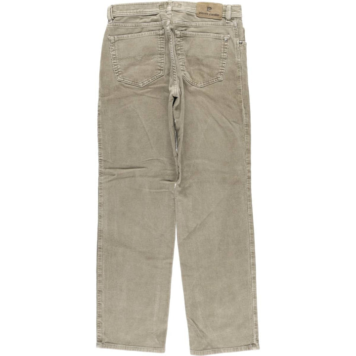 Pierre Cardin JEANS corduroy pants for men, size W32 cotton Khaki type Vintage Second Hand