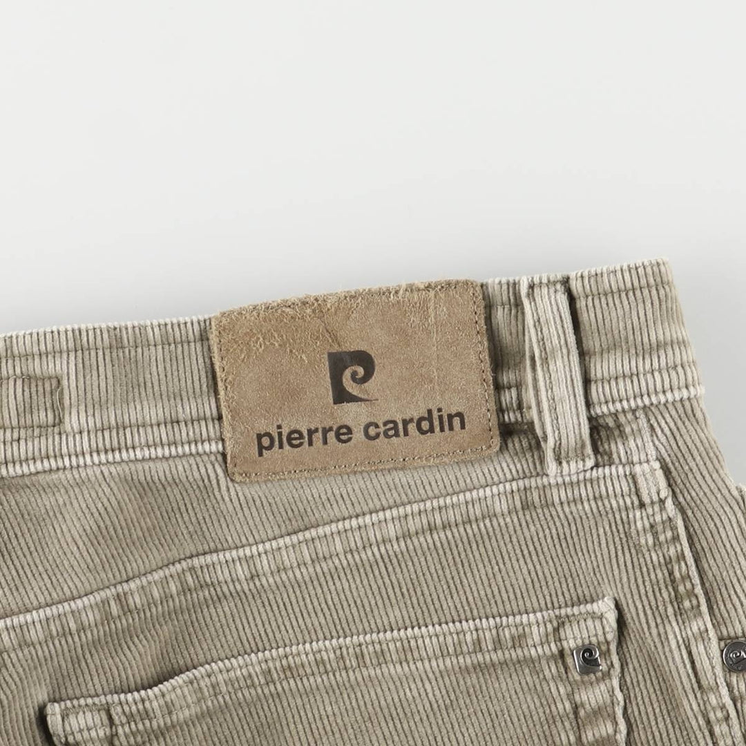 Pierre Cardin JEANS corduroy pants for men, size W32 cotton Khaki type Vintage Second Hand