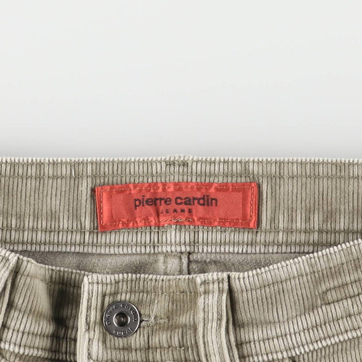 Pierre Cardin JEANS corduroy pants for men, size W32 cotton Khaki type Vintage Second Hand