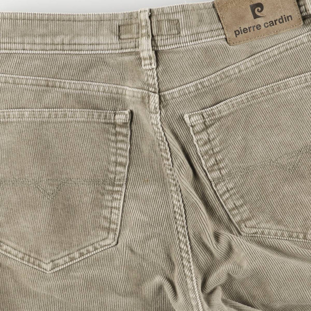 Pierre Cardin JEANS corduroy pants for men, size W32 cotton Khaki type Vintage Second Hand
