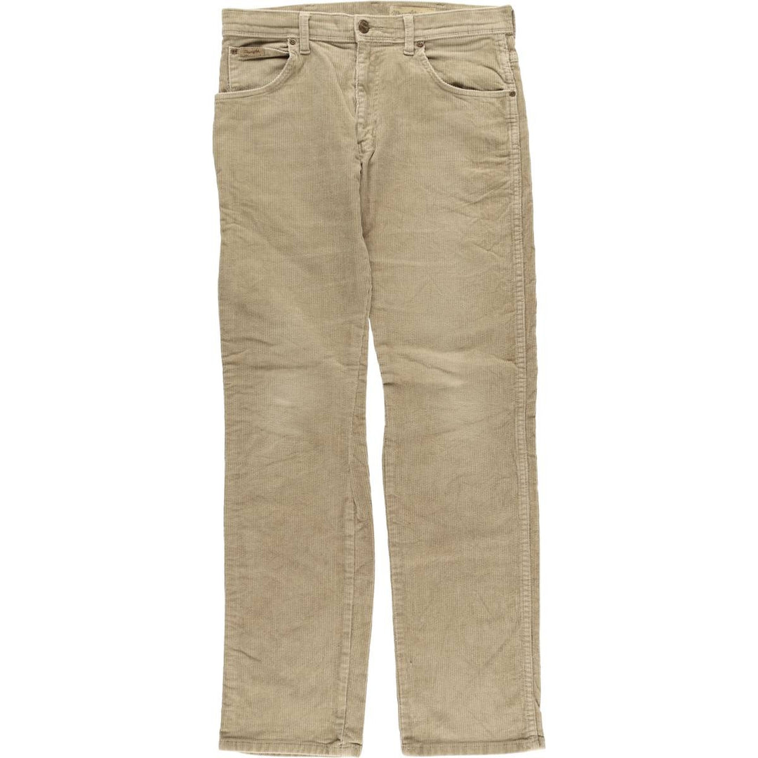 Wrangler Texas Corduroy Pants, Men's, Size W32 cotton Beige type Vintage Second Hand