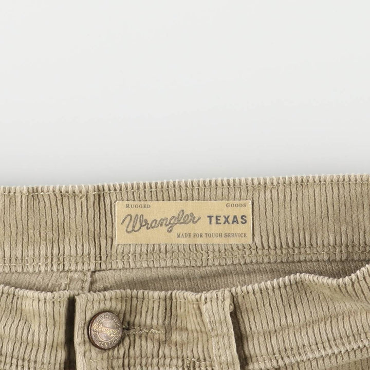Wrangler Texas Corduroy Pants, Men's, Size W32 cotton Beige type Vintage Second Hand