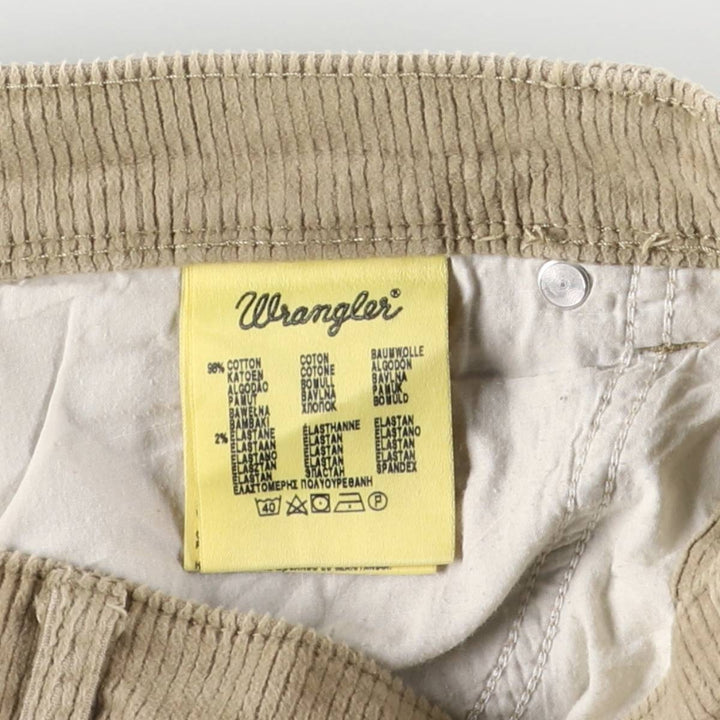 Wrangler Texas Corduroy Pants, Men's, Size W32 cotton Beige type Vintage Second Hand