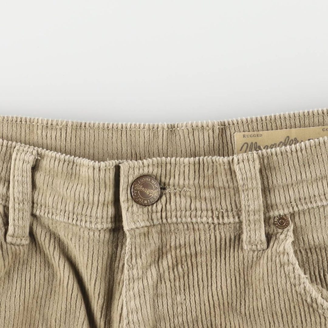 Wrangler Texas Corduroy Pants, Men's, Size W32 cotton Beige type Vintage Second Hand