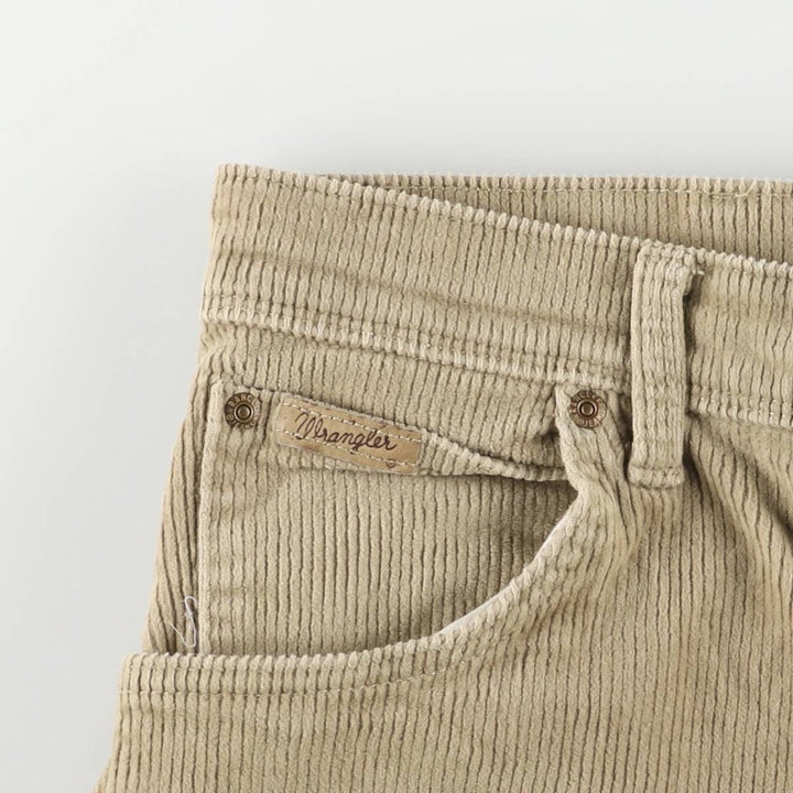 Wrangler Texas Corduroy Pants, Men's, Size W32 cotton Beige type Vintage Second Hand