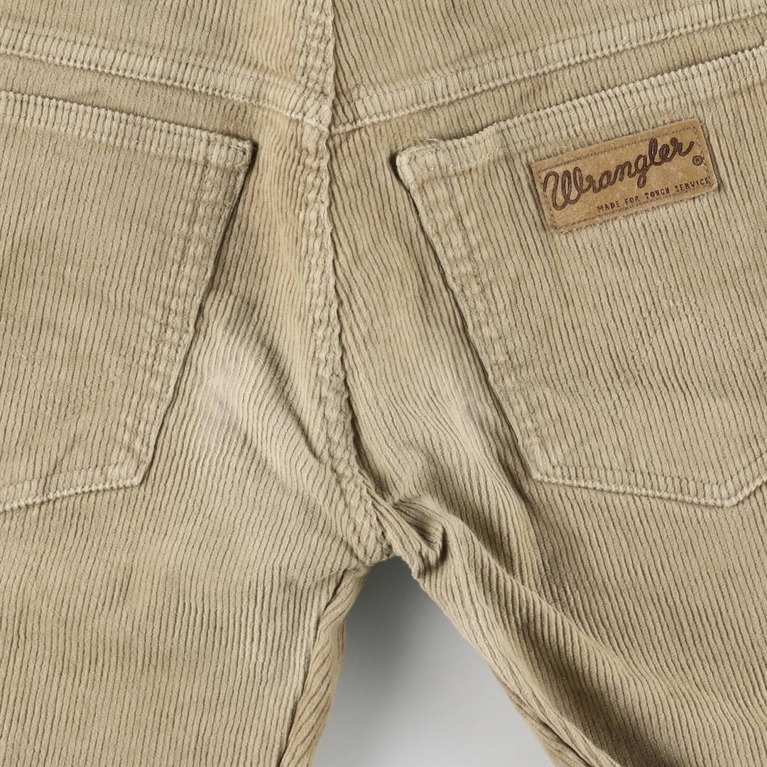 Wrangler Texas Corduroy Pants, Men's, Size W32 cotton Beige type Vintage Second Hand