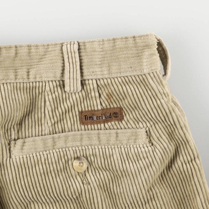 Vintage 90s-00'S Timberland corduroy pants, men's size W32. cotton Beige type Vintage Second Hand