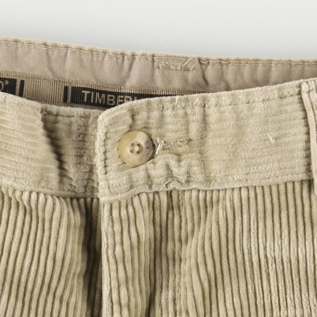 Vintage 90s-00'S Timberland corduroy pants, men's size W32. cotton Beige type Vintage Second Hand