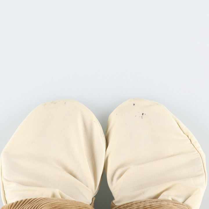 LLBean Wide Ribbed Corduroy Pants, Men's, Vintage, Size W35 cotton Khaki type beige Vintage Second Hand