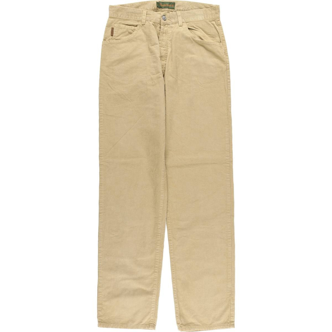 Vintage 90s-00'S Timberland corduroy pants, men's size W32. cotton Beige type Vintage Second Hand