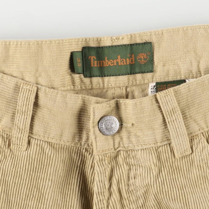 Vintage 90s-00'S Timberland corduroy pants, men's size W32. cotton Beige type Vintage Second Hand