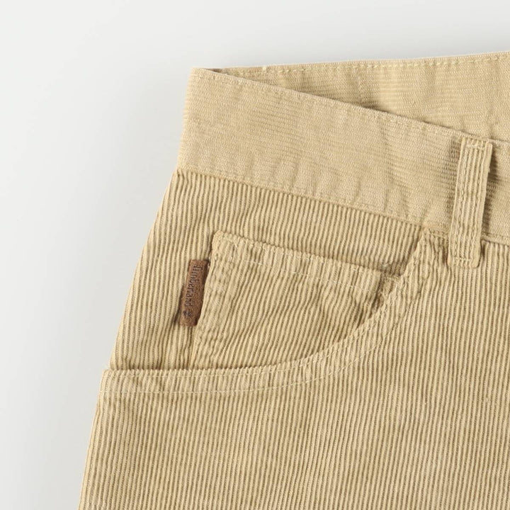Vintage 90s-00'S Timberland corduroy pants, men's size W32. cotton Beige type Vintage Second Hand