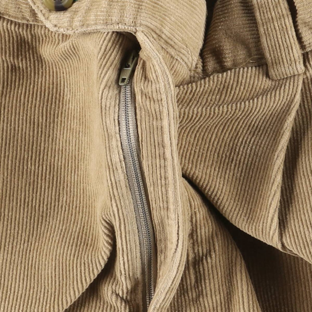 2000'S Tommy Hilfiger Two-pleat Corduroy Pants Men's Size W32 unclear Beige type Vintage Second Hand