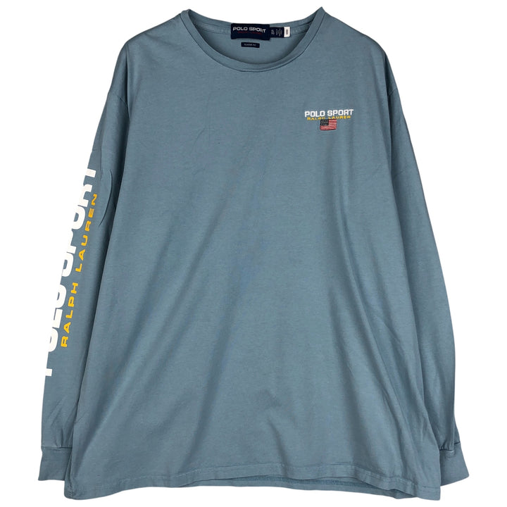 Vintage Ralph Lauren Polo Sport Men's XL cotton Blue type light blue Vintage Second Hand