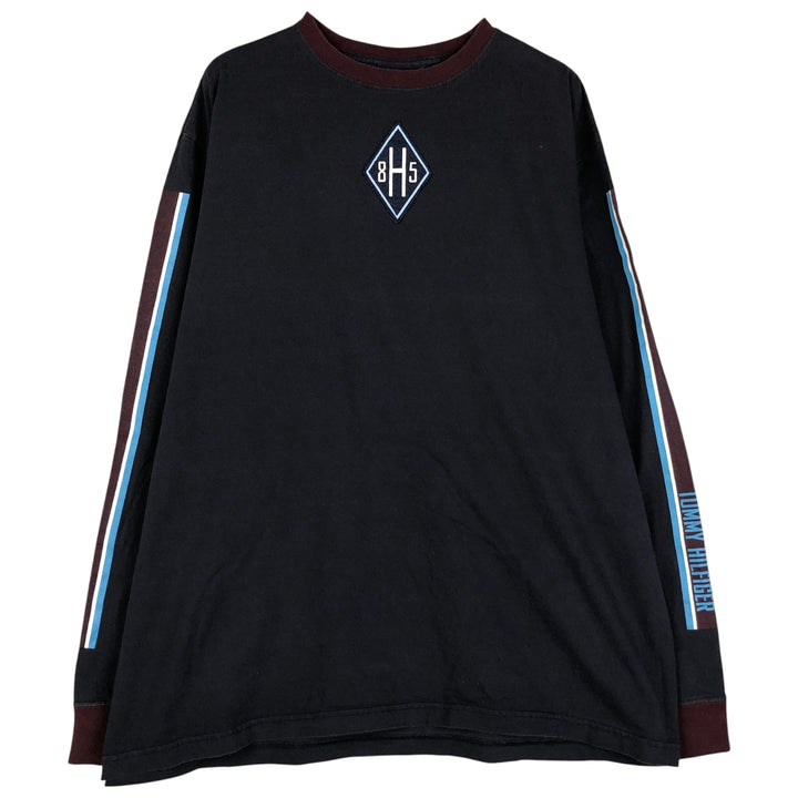 Tommy Hilfiger long-sleeved T-shirt, men's size XL cotton navy blue type Vintage Second Hand