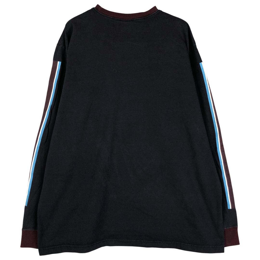 Tommy Hilfiger long-sleeved T-shirt, men's size XL cotton navy blue type Vintage Second Hand