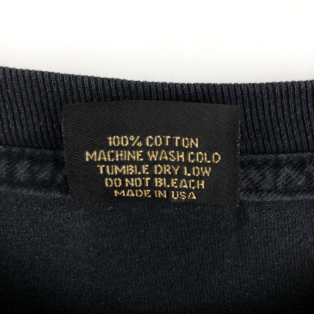 OCTOBER'S VERY OWN Long Sleeve T-Shirt, Made in USA, Men's Size L cotton Charcoal Vintage Second Hand