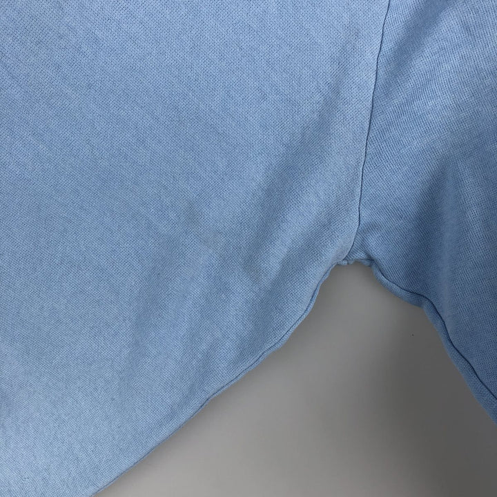 Vintage printed sweatshirt, men's M size polyester Blue type light blue Vintage Second Hand