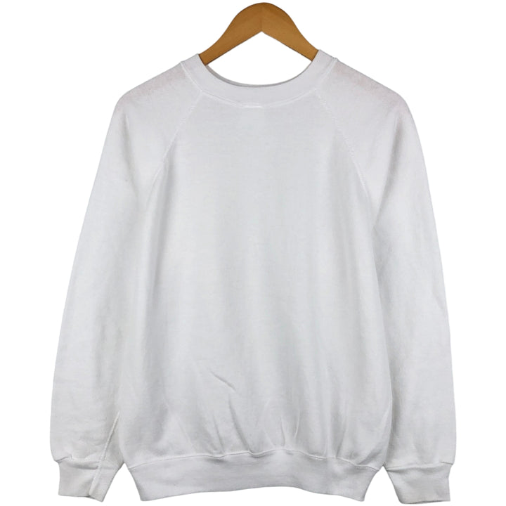 Vintage 90'S Tultex printed sweatshirt, size M, men's cotton white type Vintage Second Hand