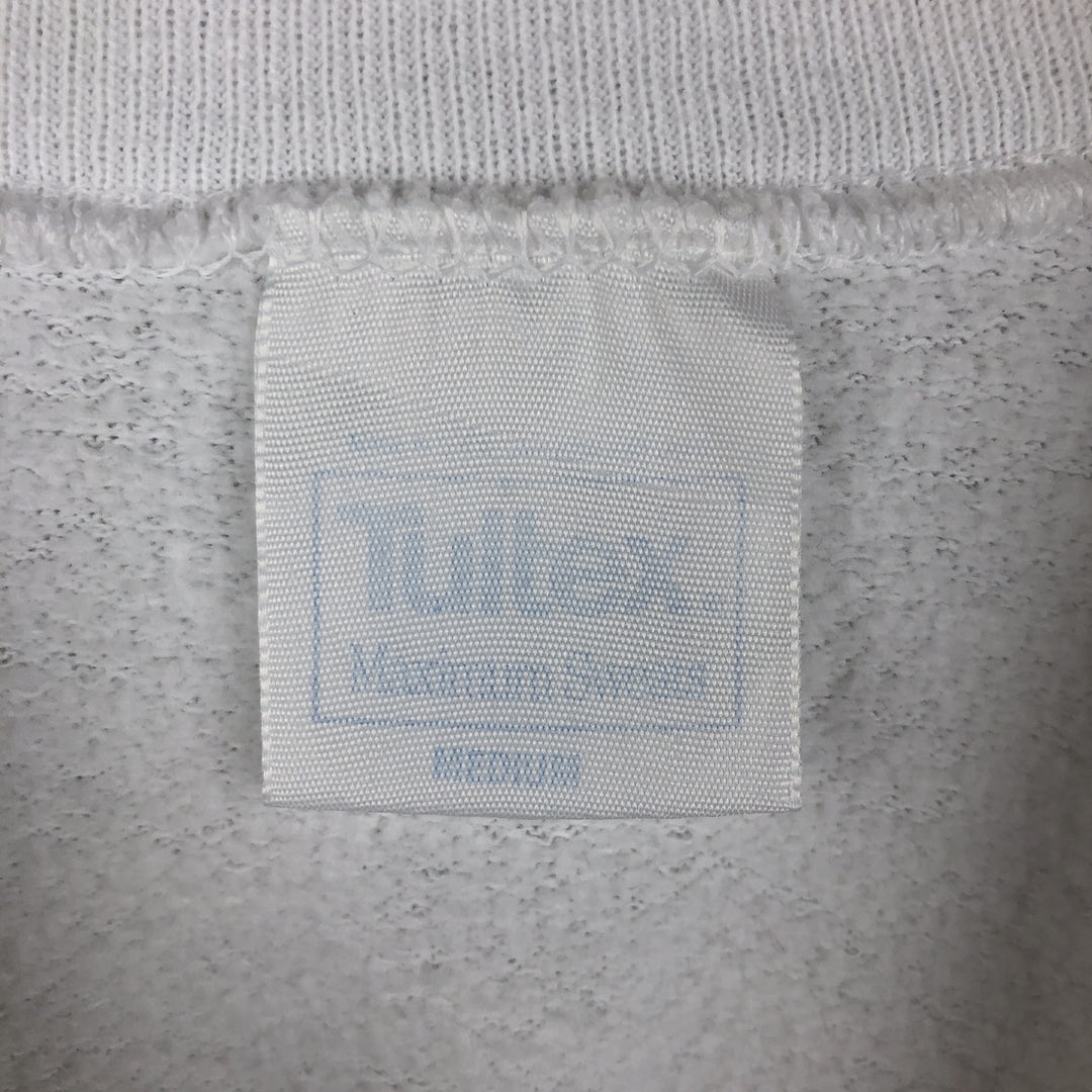 Vintage 90'S Tultex printed sweatshirt, size M, men's cotton white type Vintage Second Hand