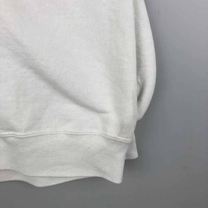 Vintage 90'S Jerzees Advertising Sweatshirt, Made in USA, Men's XXL polyester white type Vintage Second Hand