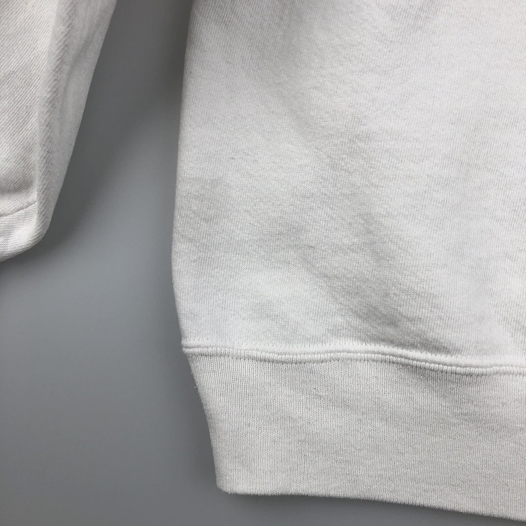 Vintage 90'S Jerzees Advertising Sweatshirt, Made in USA, Men's XXL polyester white type Vintage Second Hand