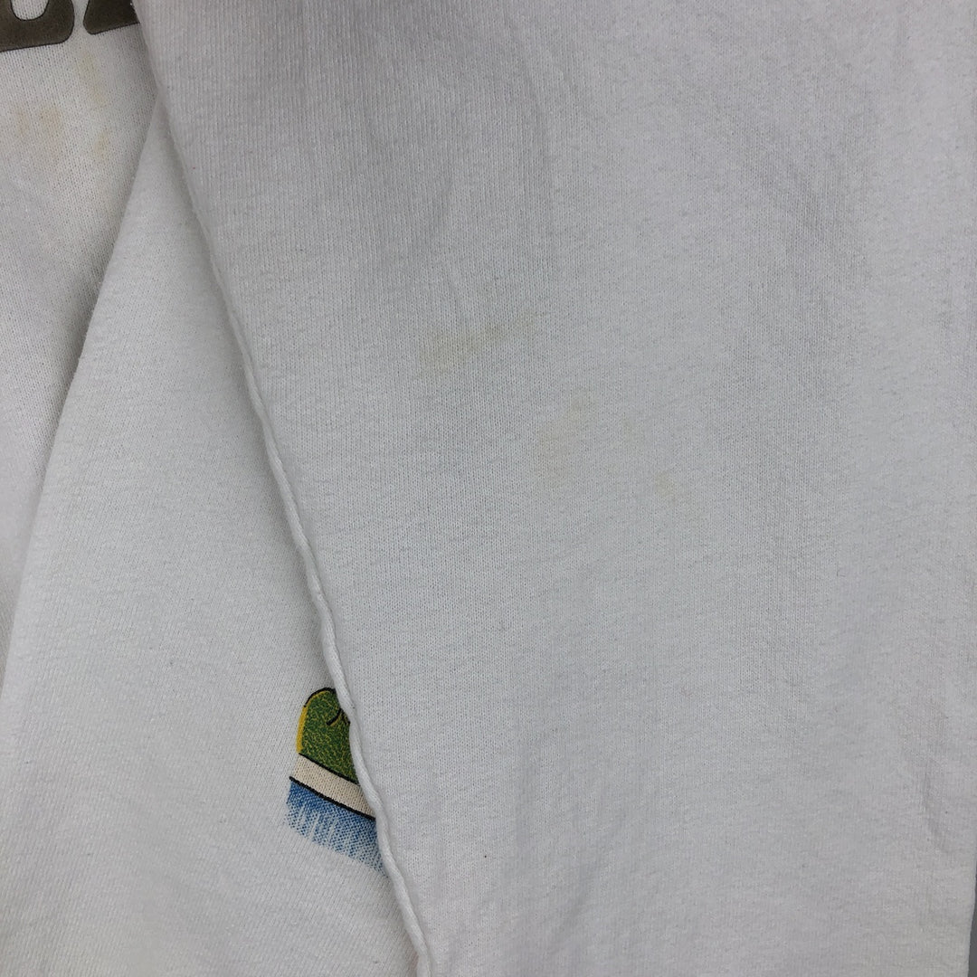 Vintage 90'S SCREEN STARS printed sweatshirt, made in the USA, men's size XL cotton white type Vintage Second Hand