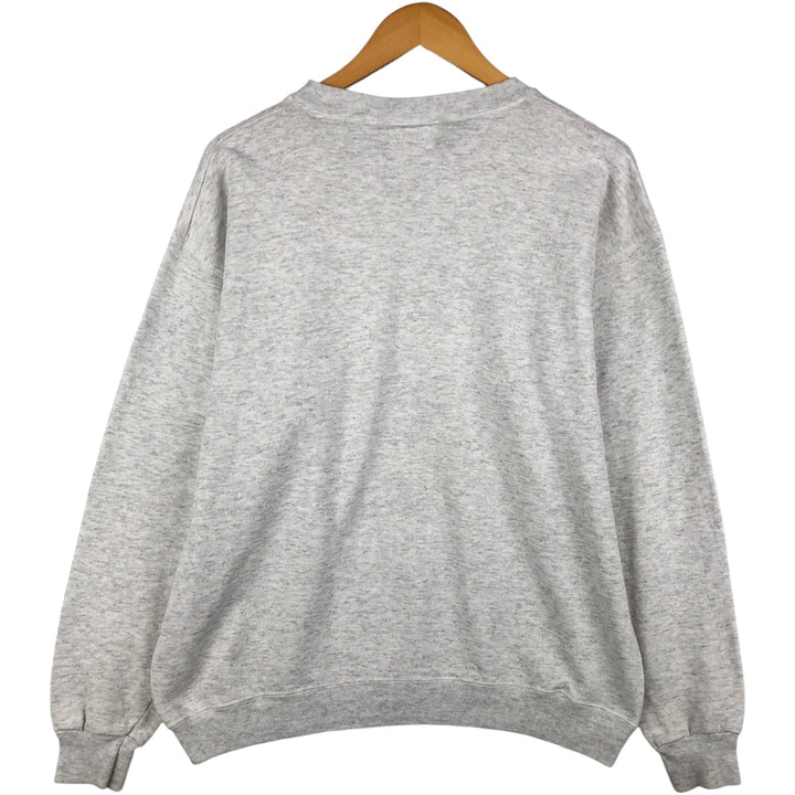 Vintage 90'S Lee Heavy Weight Printed Sweatshirt, Made in USA, Men's Size L cotton gray type Vintage Second Hand