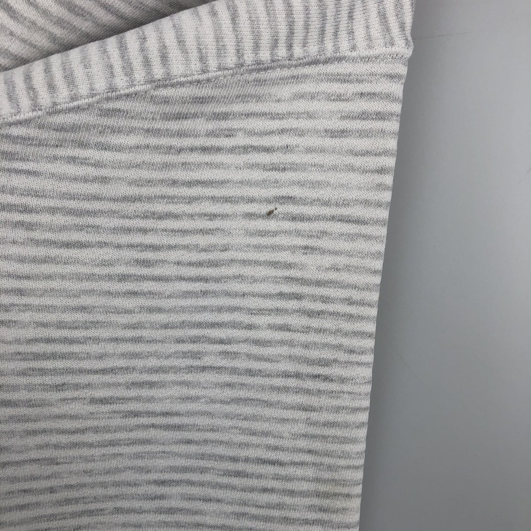 Vintage 80s-90'S Jerzees striped print sweatshirt, made in the USA, size L, men's cotton gray type Vintage Second Hand