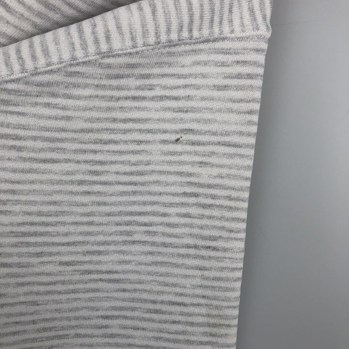 Vintage 80s-90'S Jerzees striped print sweatshirt, made in the USA, size L, men's cotton gray type Vintage Second Hand