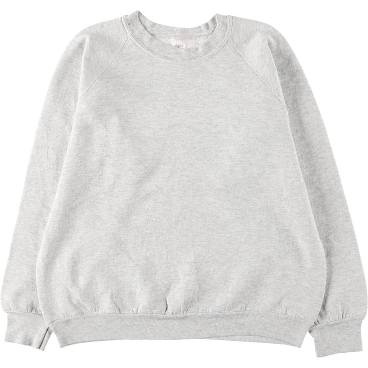 Vintage 90'S Fruit of the Loom back print sweatshirt, made in the USA, size L, men's cotton gray type Vintage Second Hand