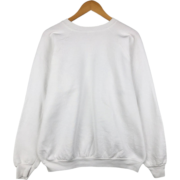 80s-90'S Fruit of the Loom Browning-Ferris Industries Advertising Sweatshirt, Made in USA cotton white type Vintage Second Hand