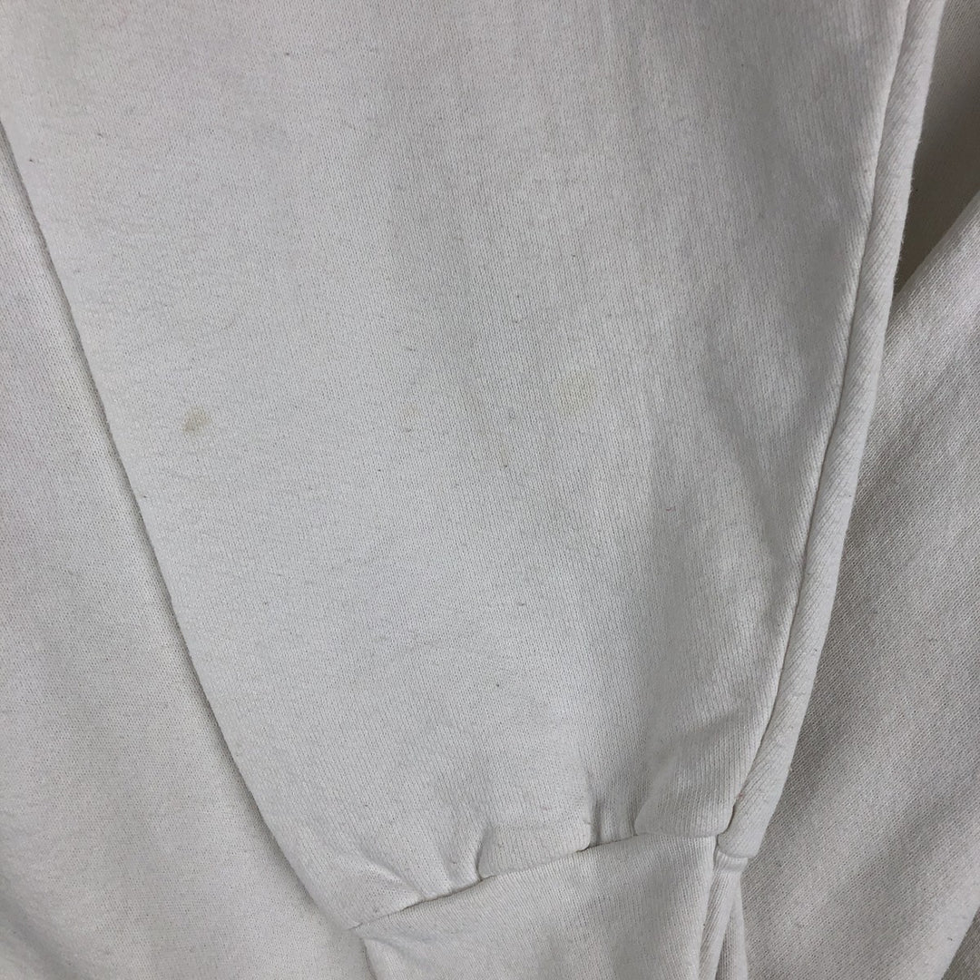 90'S Fruit of the Loom printed sweatshirt, made in the USA, men's size L, vintage cotton gray type Vintage Second Hand