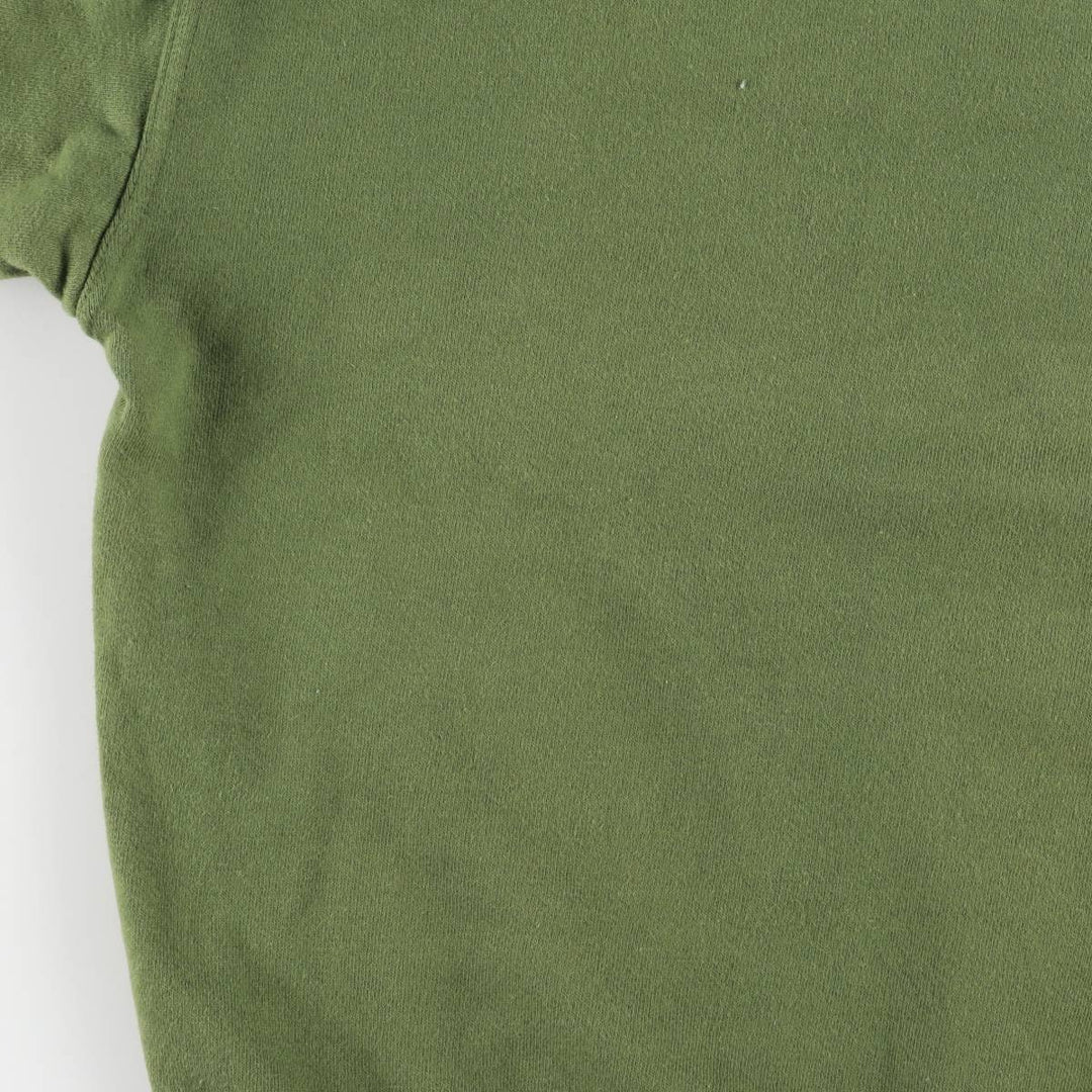 Perry Ellis AMERICA One-Point Logo Sweatshirt, Men's Size M cotton Khaki type Vintage Second Hand