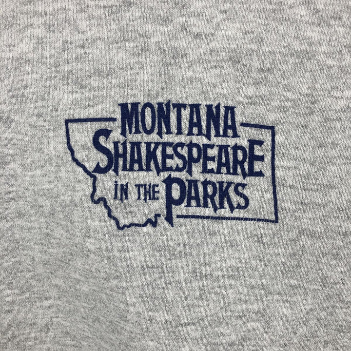 Vintage 90'S Lee 95 Cotton Ultra Weight Printed Sweatshirt, Made in USA, Men's Size L cotton gray type Vintage Second Hand