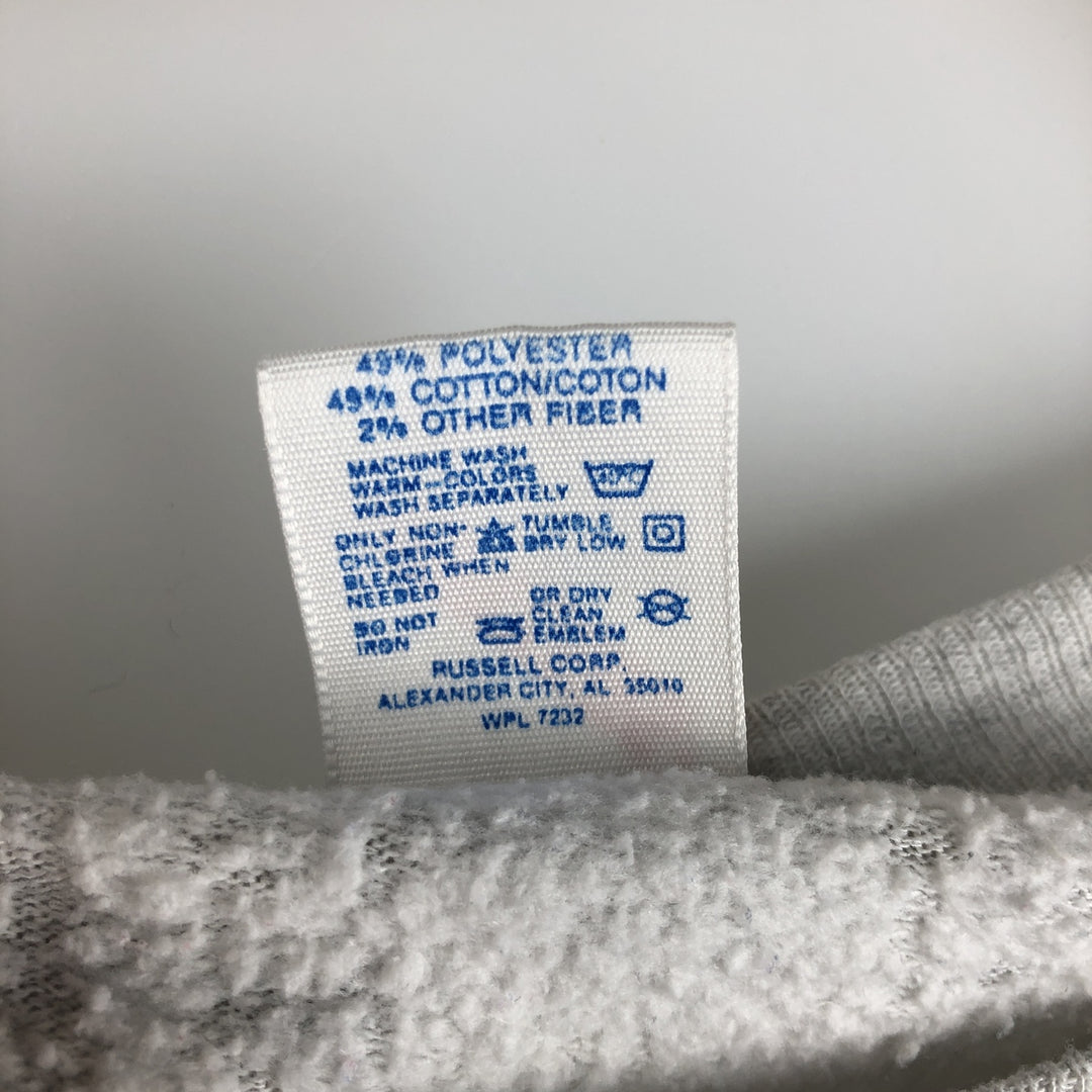 Vintage Jerzees printed sweatshirt, made in the USA, men's size XL cotton gray type Vintage Second Hand