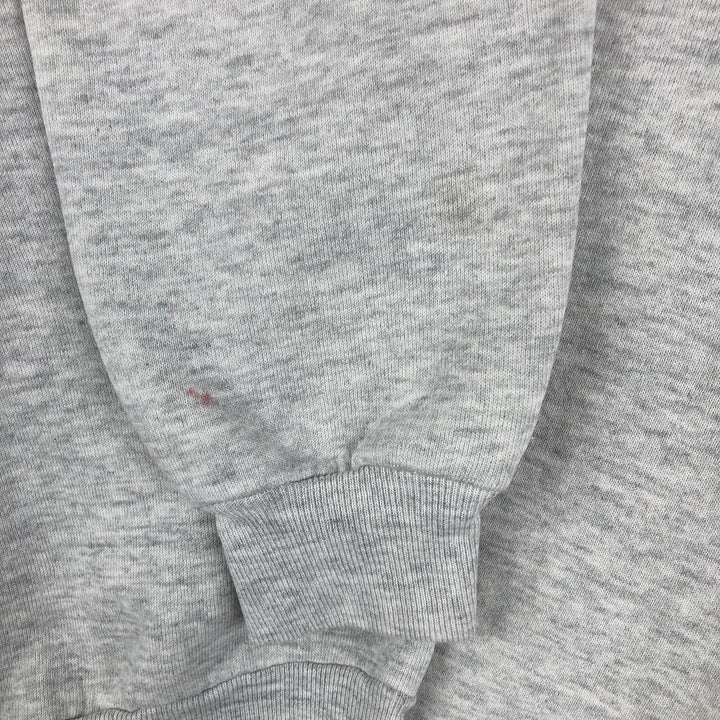 Vintage Jerzees printed sweatshirt, made in the USA, men's size XL cotton gray type Vintage Second Hand