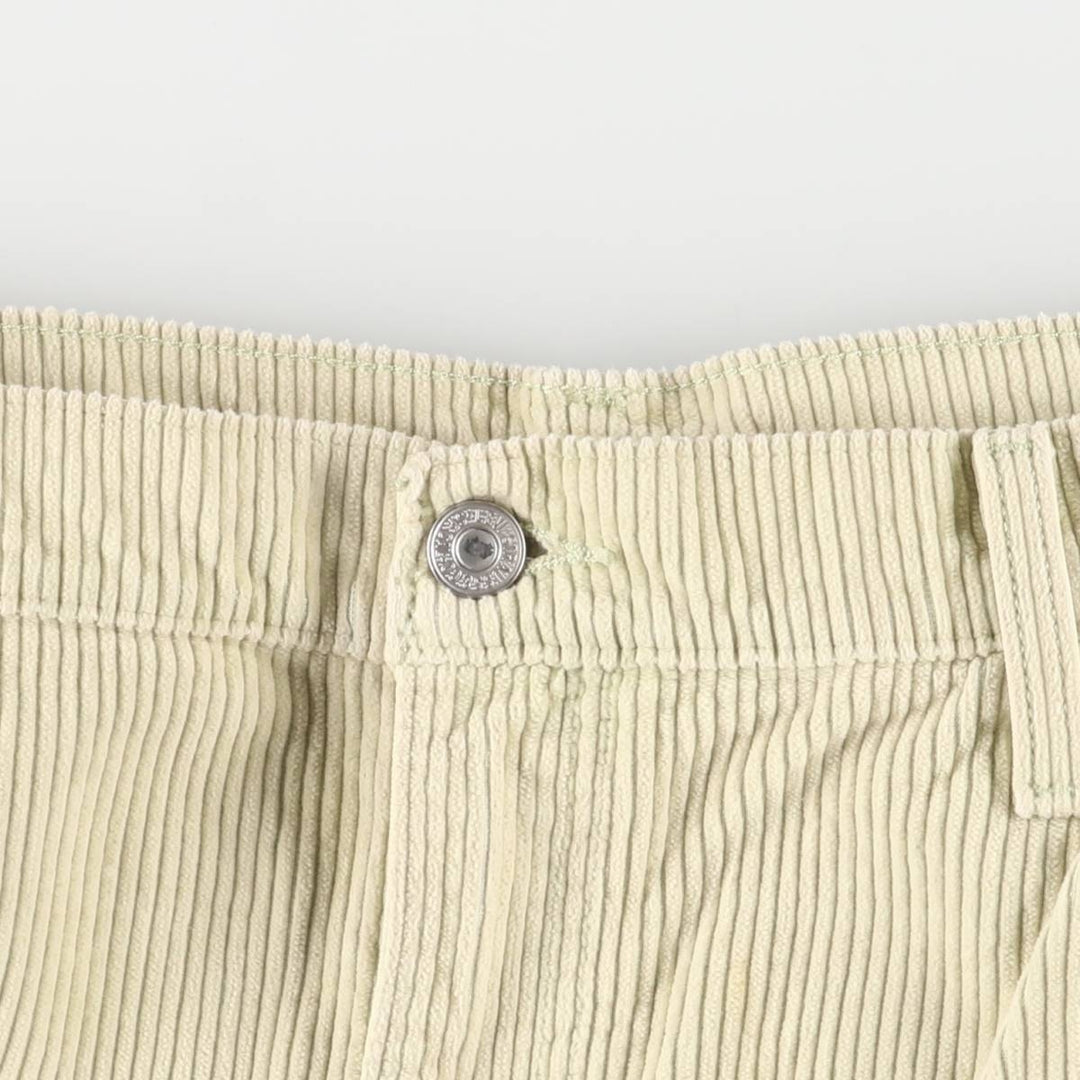 Levi's Baggy Fit Corduroy Pants, Men's, Size 37 cotton ivory Vintage Second Hand