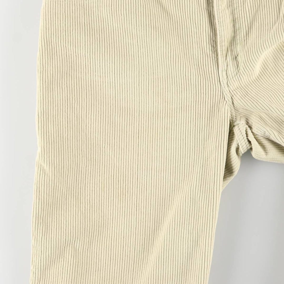 Levi's Baggy Fit Corduroy Pants, Men's, Size 37 cotton ivory Vintage Second Hand
