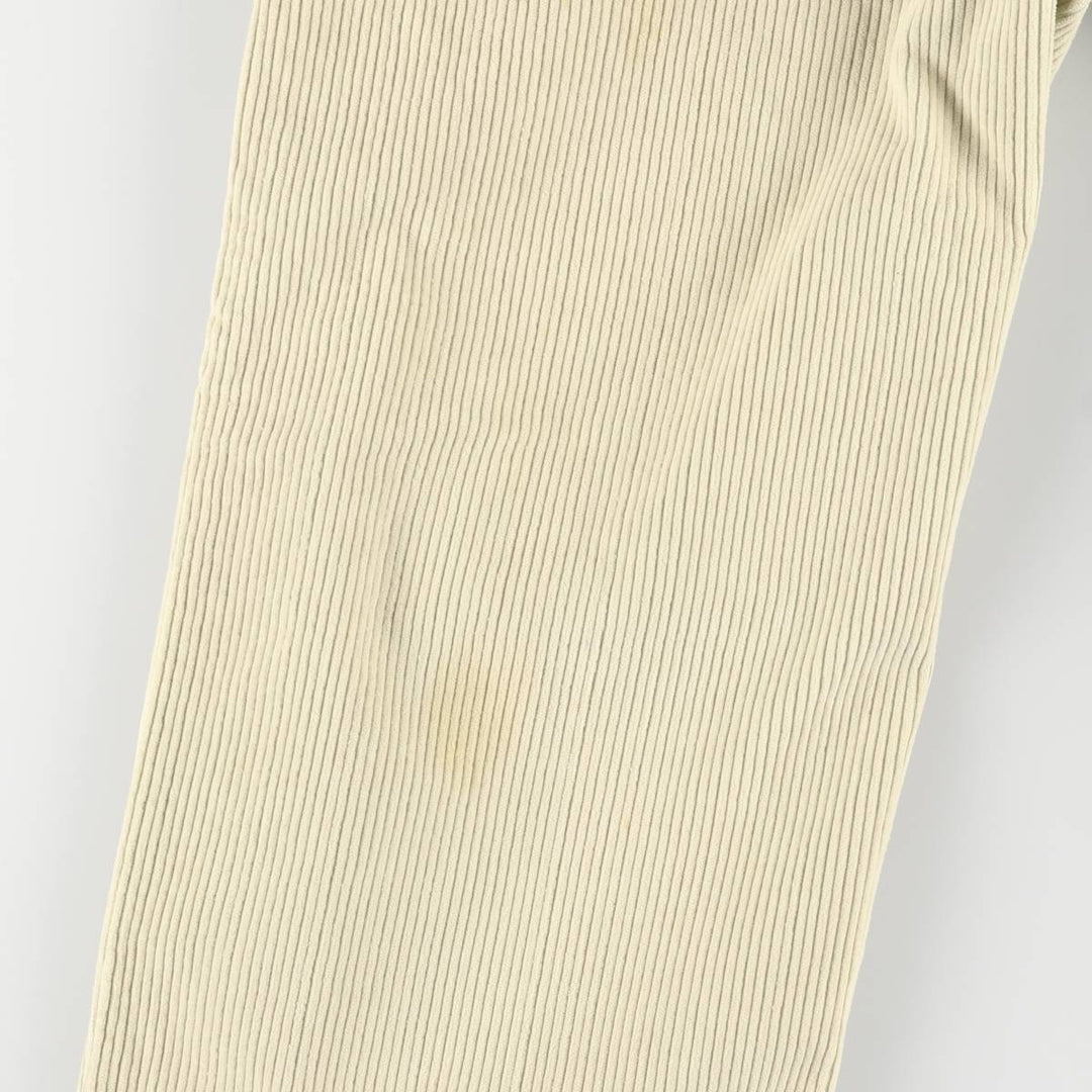 Levi's Baggy Fit Corduroy Pants, Men's, Size 37 cotton ivory Vintage Second Hand