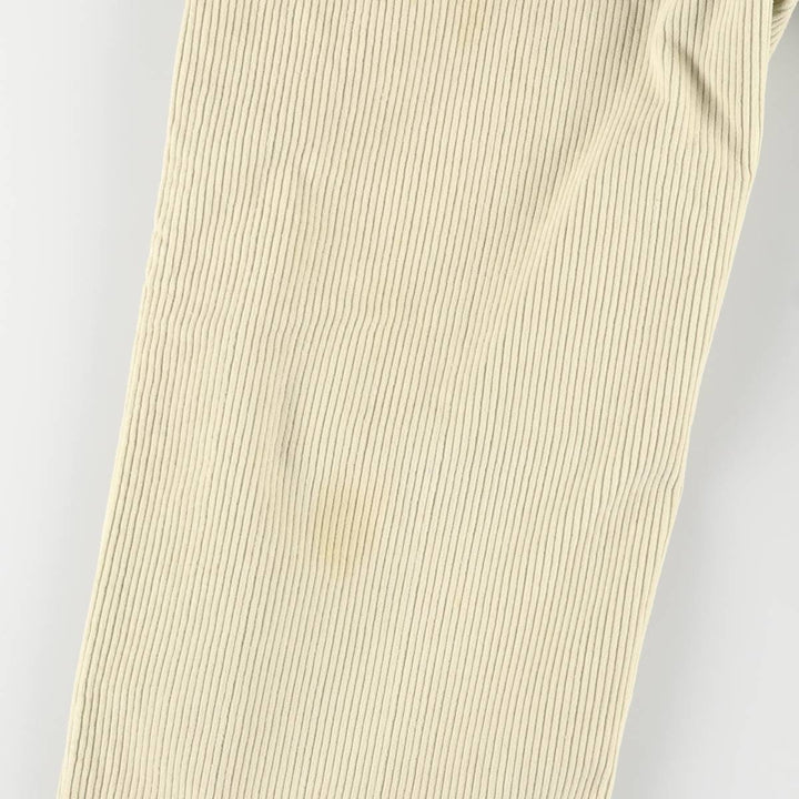 Levi's Baggy Fit Corduroy Pants, Men's, Size 37 cotton ivory Vintage Second Hand