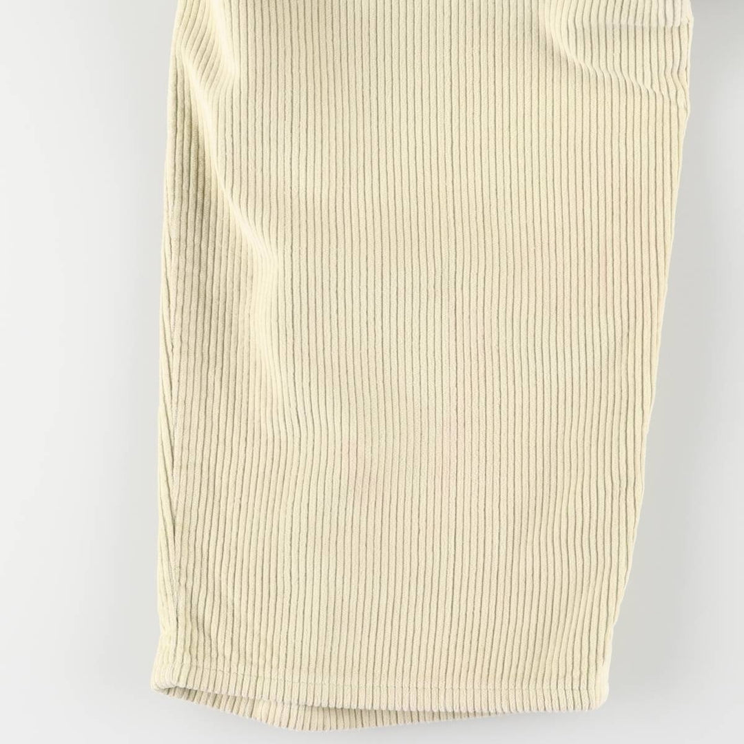 Levi's Baggy Fit Corduroy Pants, Men's, Size 37 cotton ivory Vintage Second Hand