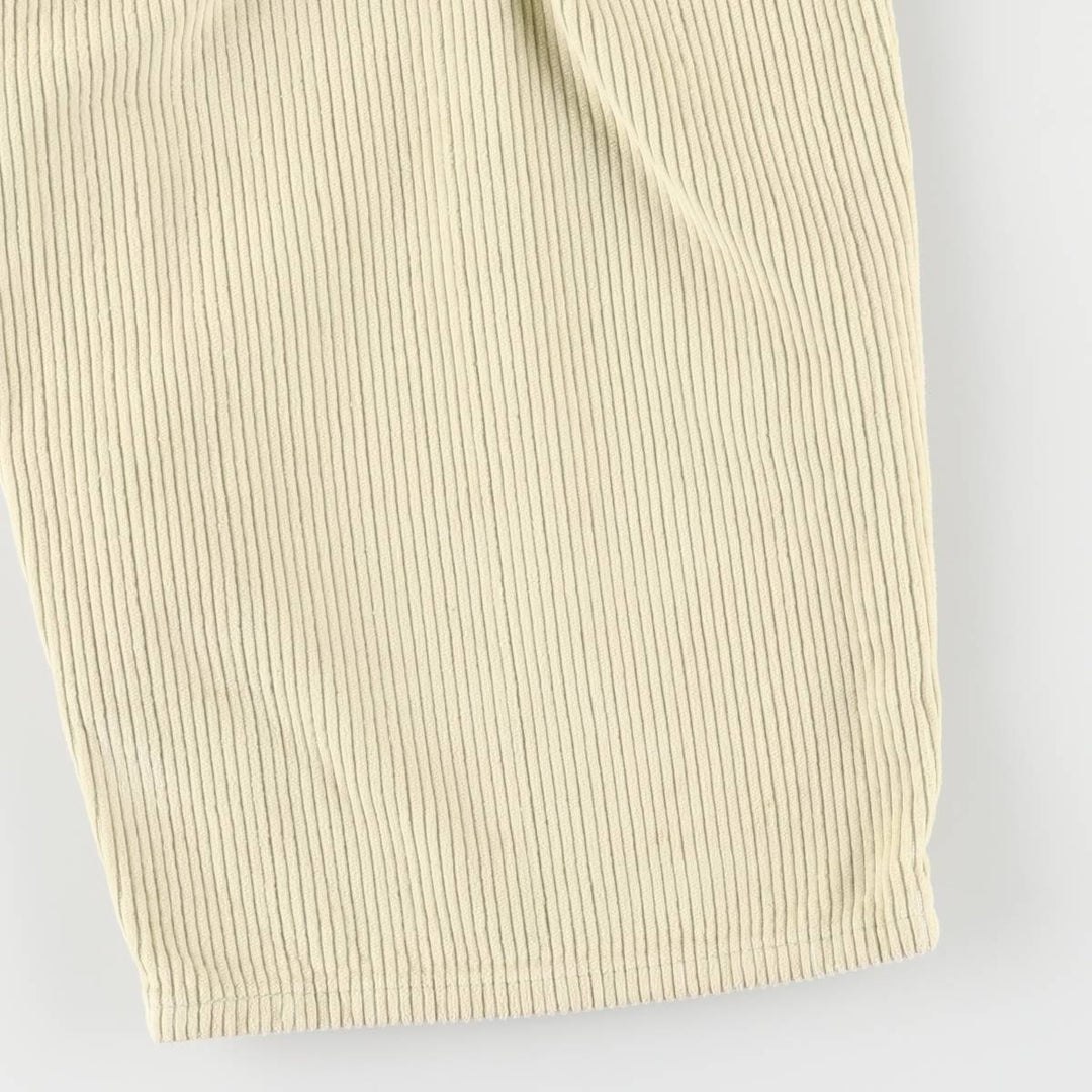 Levi's Baggy Fit Corduroy Pants, Men's, Size 37 cotton ivory Vintage Second Hand