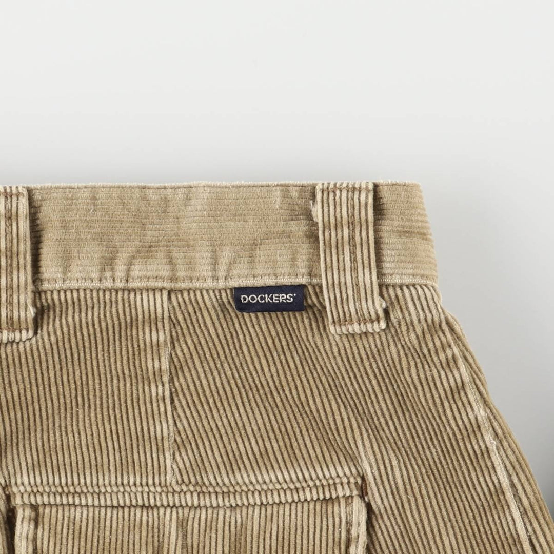 2000'S Dockers Khakis Corduroy Pants Men's Size W36 cotton Beige type Vintage Second Hand
