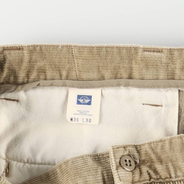 2000'S Dockers Khakis Corduroy Pants Men's Size W36 cotton Beige type Vintage Second Hand
