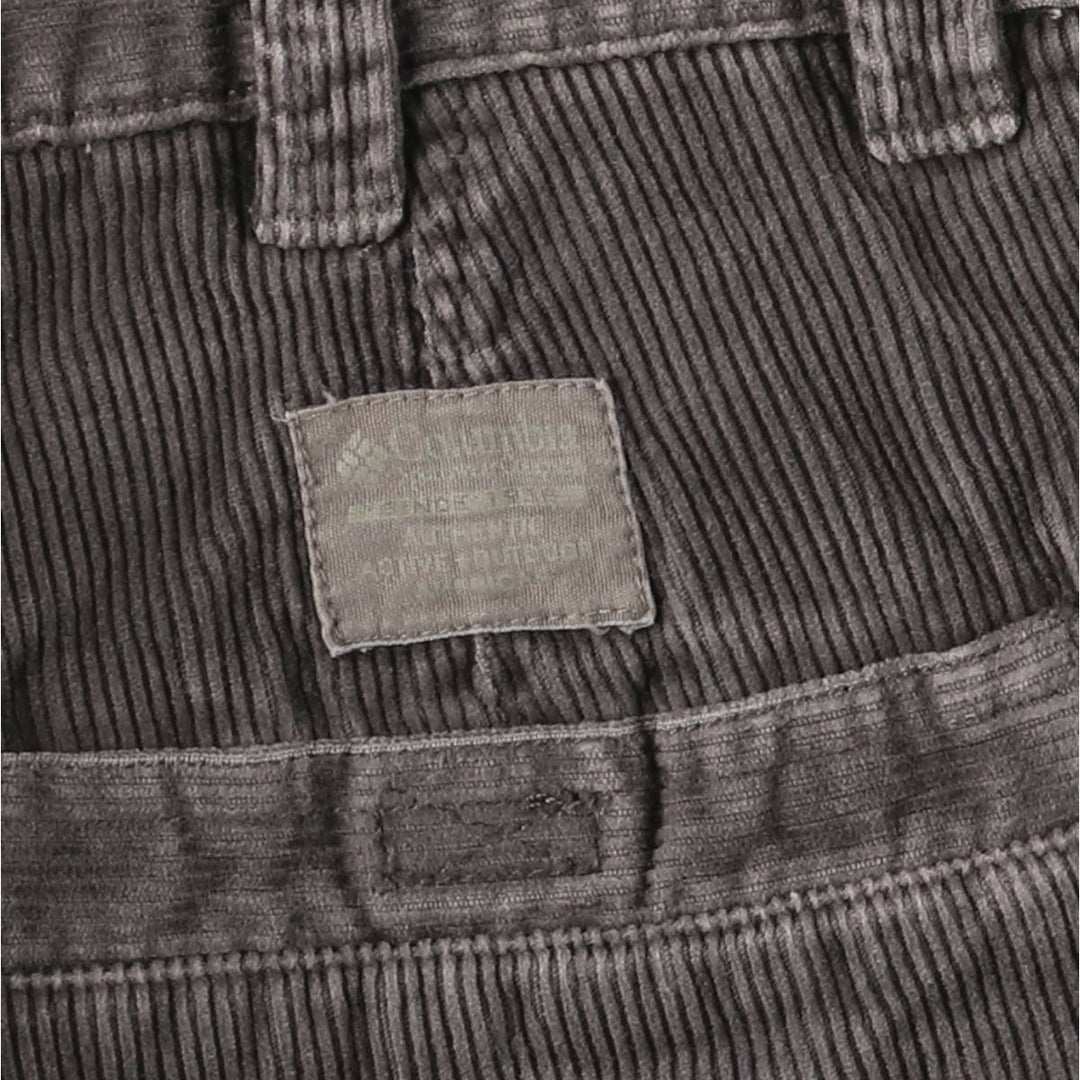 2000'S Columbia corduroy pants, men's size W36 cotton gray type Vintage Second Hand
