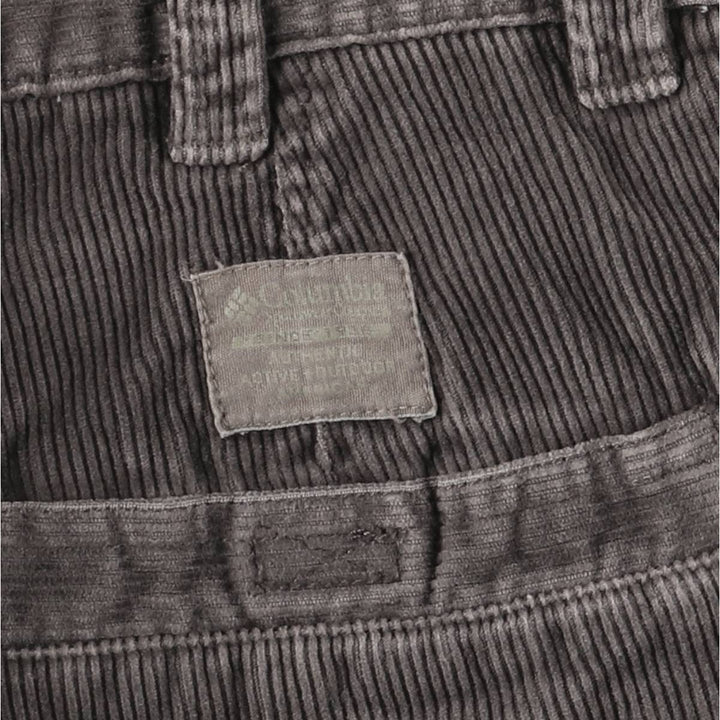 2000'S Columbia corduroy pants, men's size W36 cotton gray type Vintage Second Hand