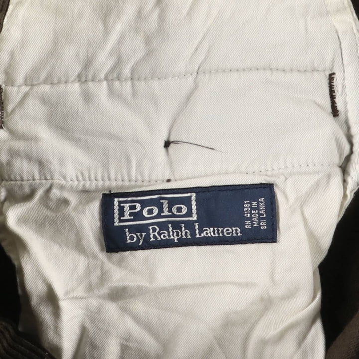 Ralph Lauren POLO by Ralph Lauren Corduroy Pants Men's W36 cotton brown type Vintage Second Hand