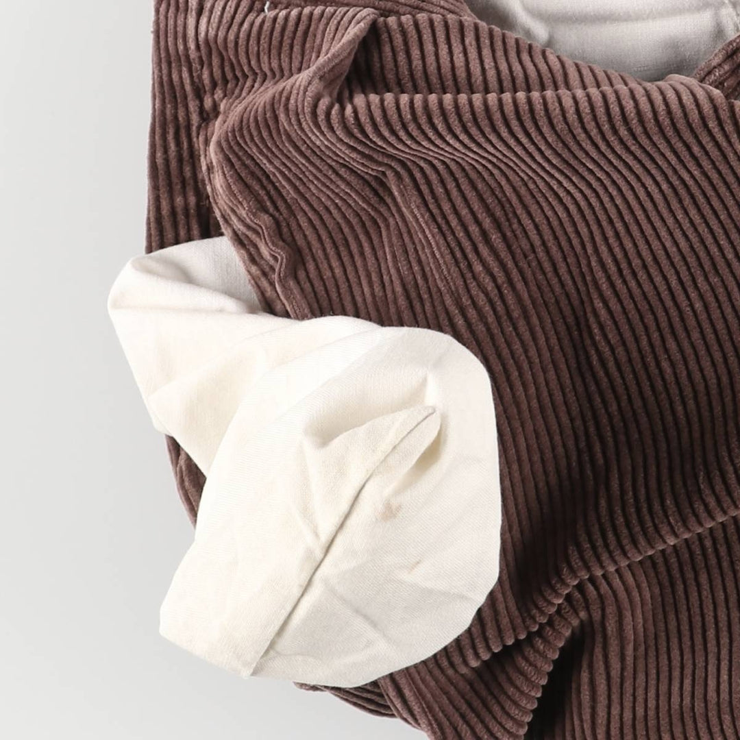 Ralph Lauren POLO Ralph Lauren two-pleat corduroy pants, men's size W34 cotton red type reddish brown Vintage Second Hand